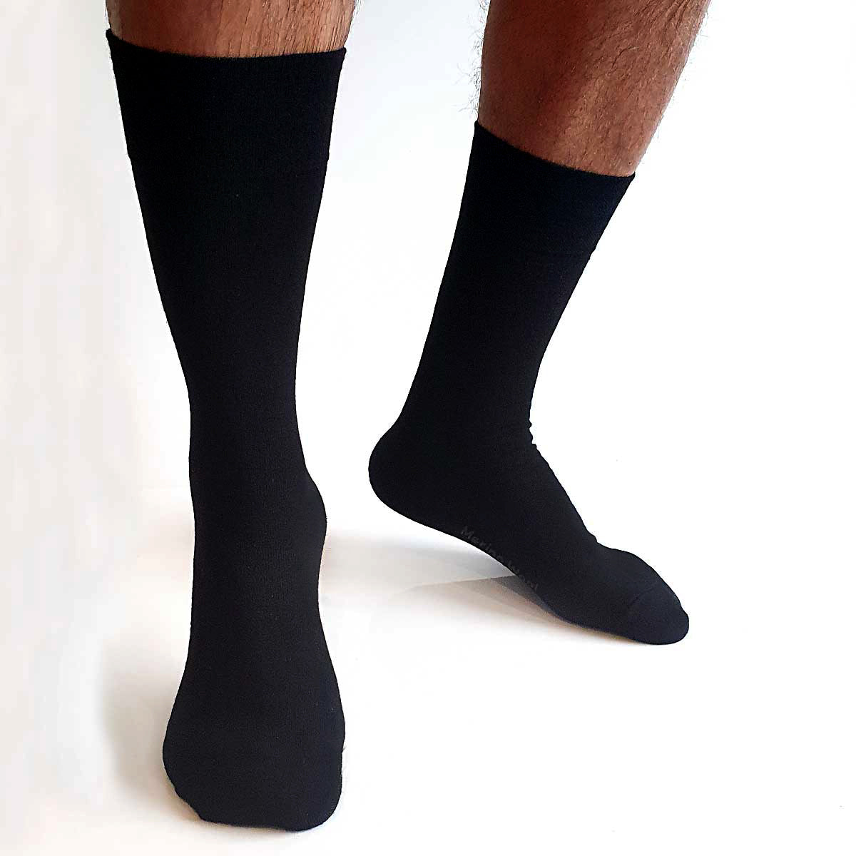 Røde og sorte bomull dressokker