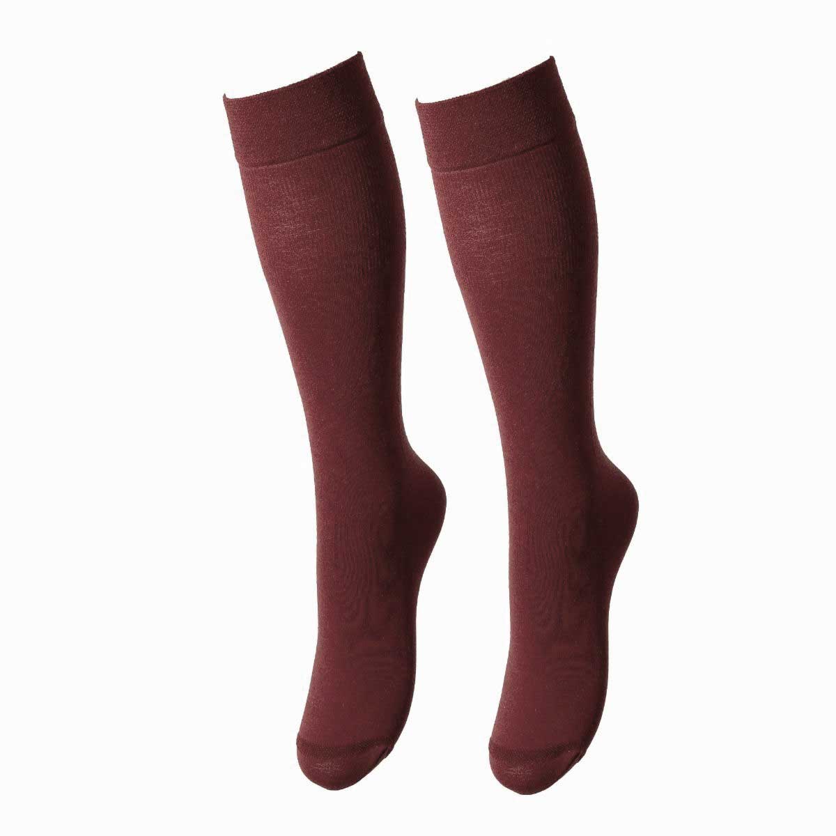 Tynne merinoull knestrømper