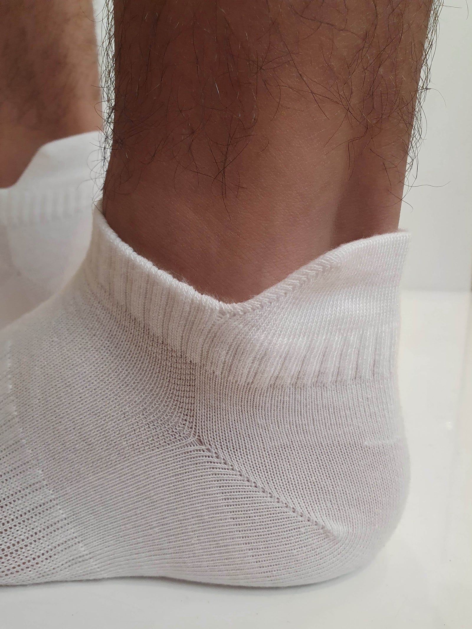 6-pk ankel bomullsokker med tab