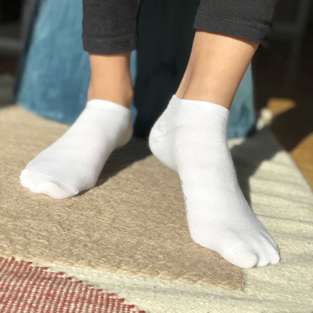 sneakerssokker -Bambus Ankelsokker