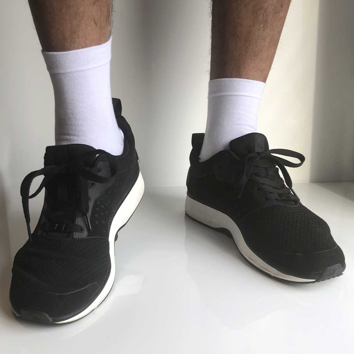 høye ankelsokker i Bambus viskose sokker