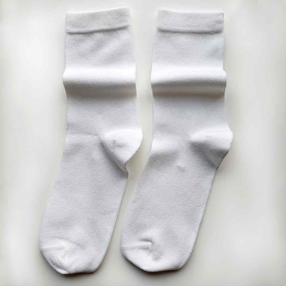 Sokker i økologisk bomull  til dame i mange farger