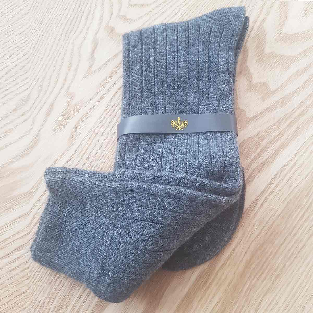 90% cashmere sokker - eksklusiv gave