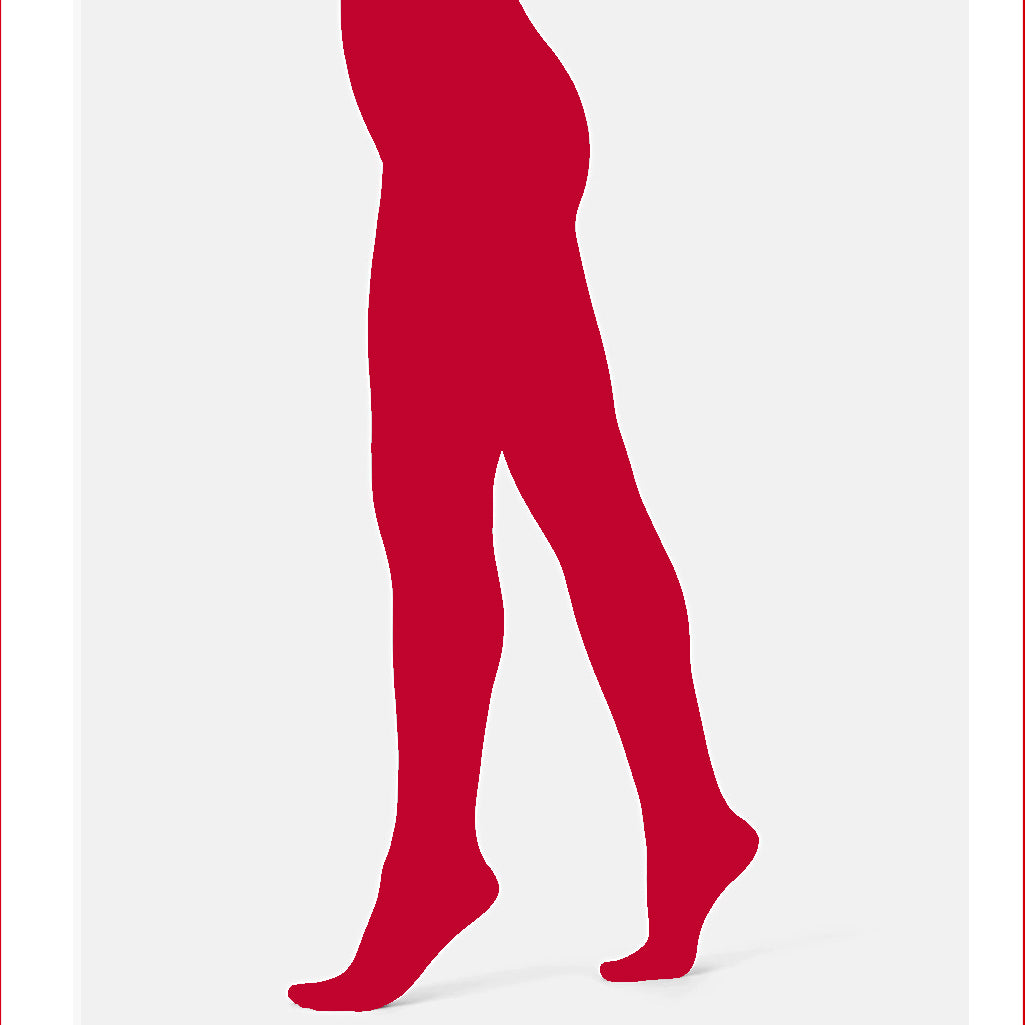 Rød strømpebukse til bunad. Fargen Rosso (rød) er riktig rødfarge for de som bruker frisk rød til bunad.