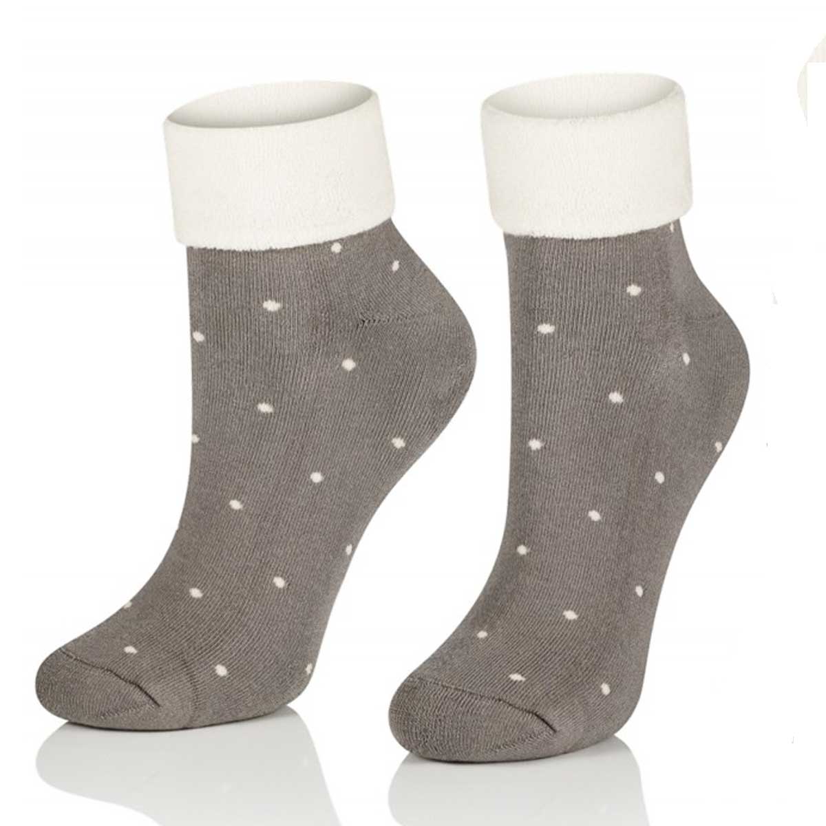 Soft cozy socks with plush terry inside • women's socks