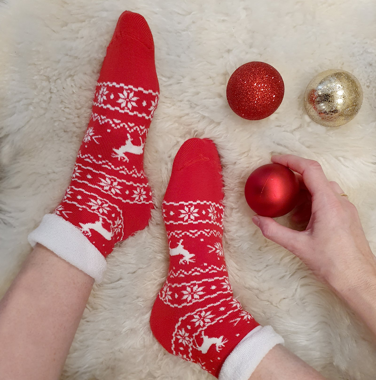 Kosesokker med julemotiv