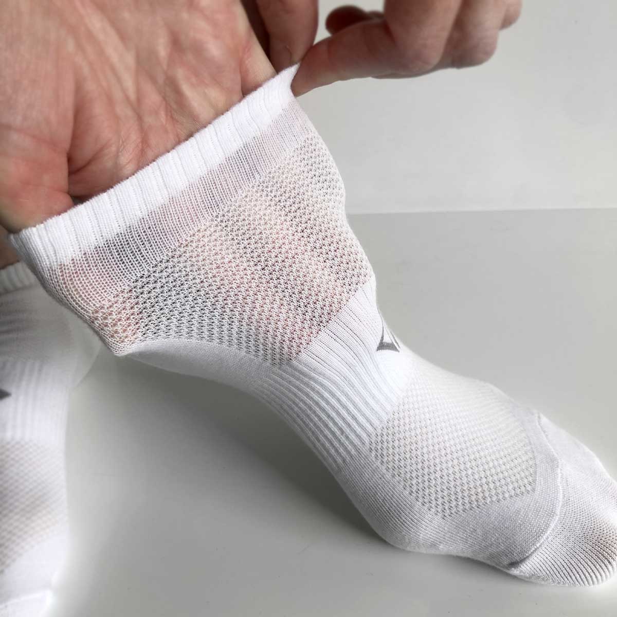 Pack of anti-odor cotton women's and men's ankle socks