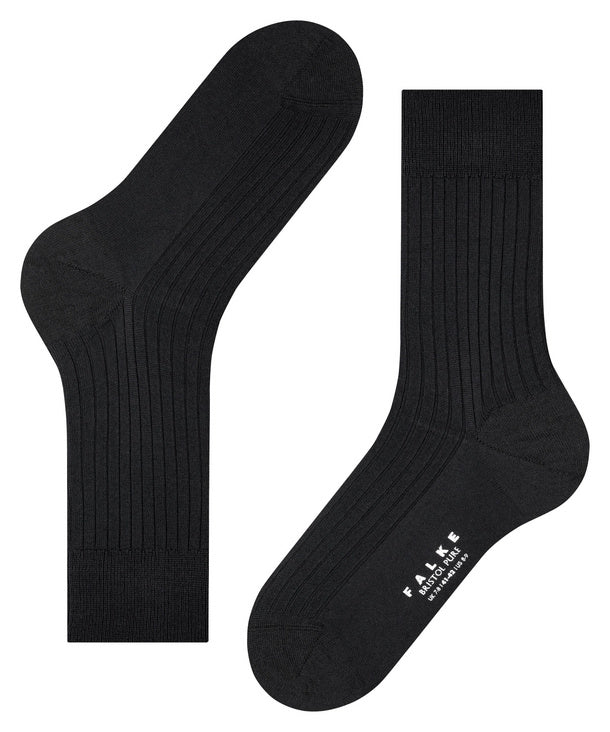 Falke Bristol Pure men's socks with 91% merino wool (mid-calf) 