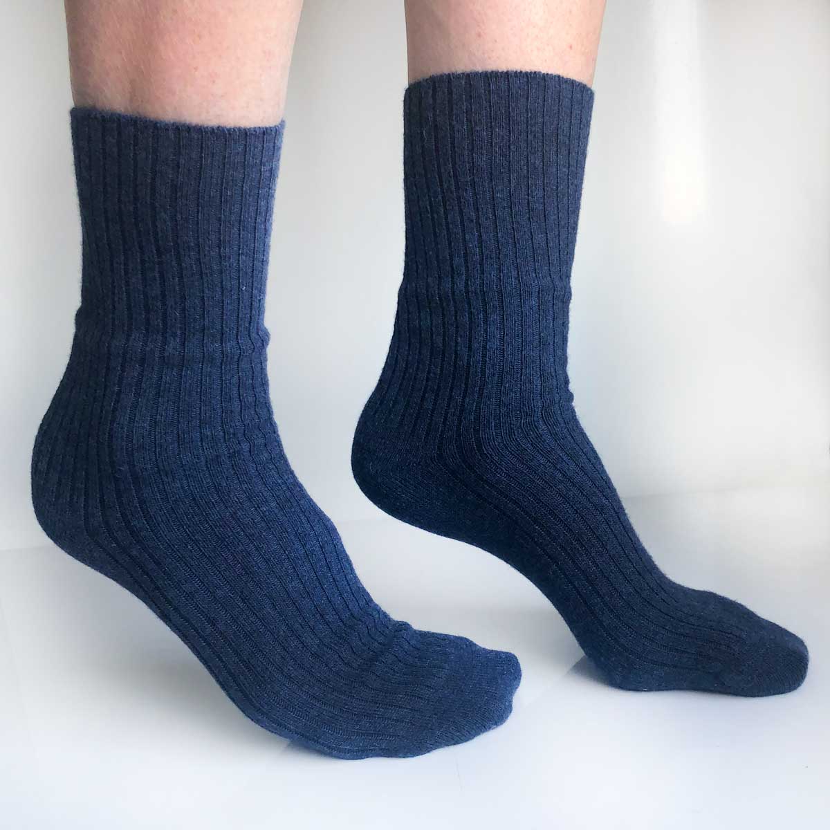 Women's wool socks with cashmere - socks that do not tighten