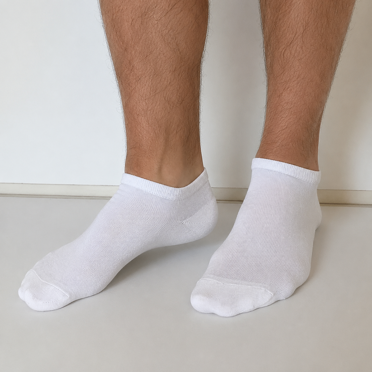 6-pack men's ankle sneaker socks in cotton