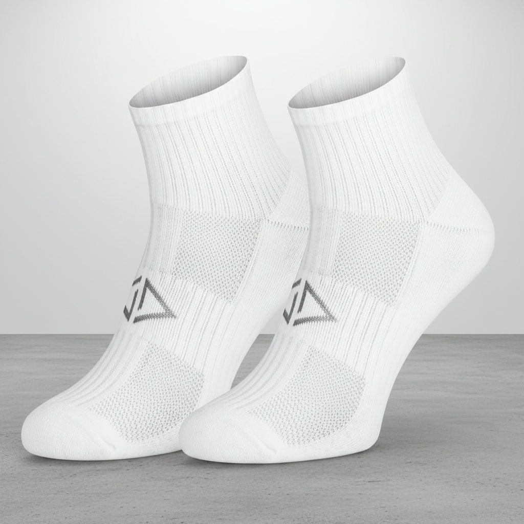 Sportssokker Herre  i kvart høyde og med frottésåle