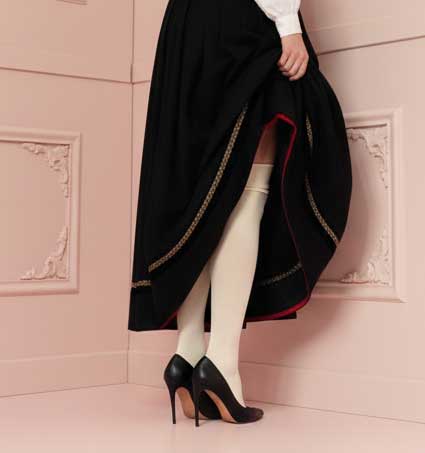 Trasparenze Dora over the knee socks in merino wool