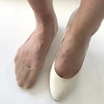 2-pk Golden Lady Steps Ballerina sokker med bomull