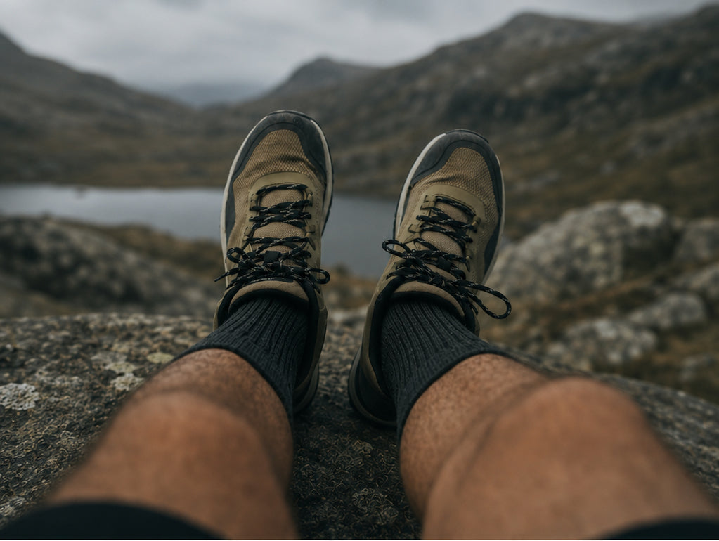 Wool terry hiking socks - socks that do not tighten 