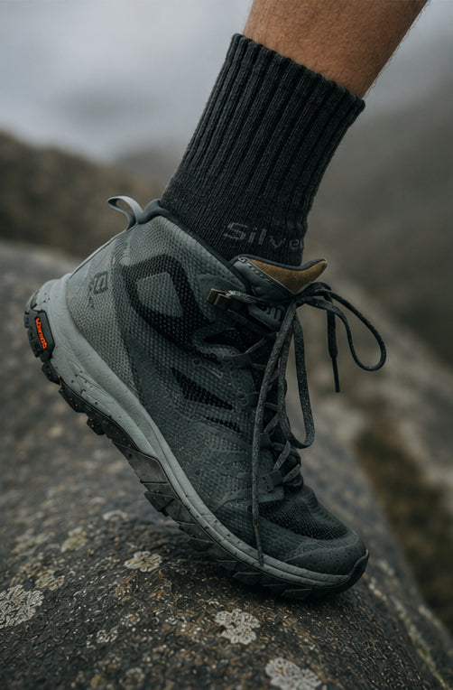Wool terry hiking socks - socks that do not tighten 