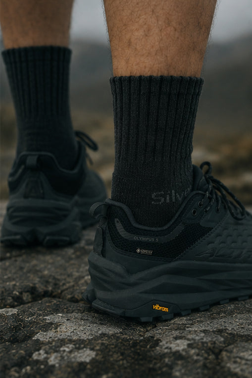 Wool terry hiking socks - socks that do not tighten 