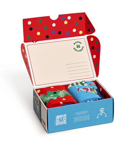 HAPPY SOCKS 2-PACK HAPPY HOLIDAYS GIFT SET