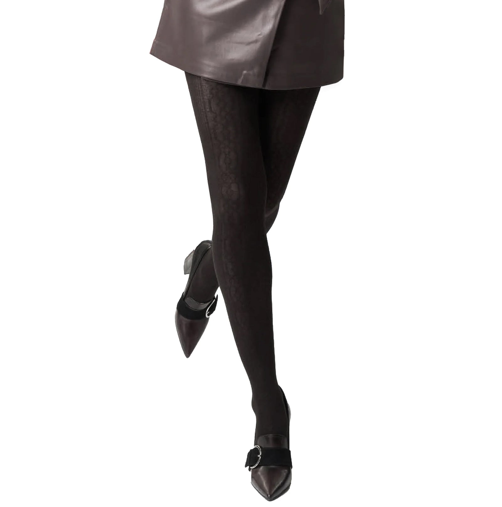 Sisi Heat sorte strømpebukser med bomull/ull