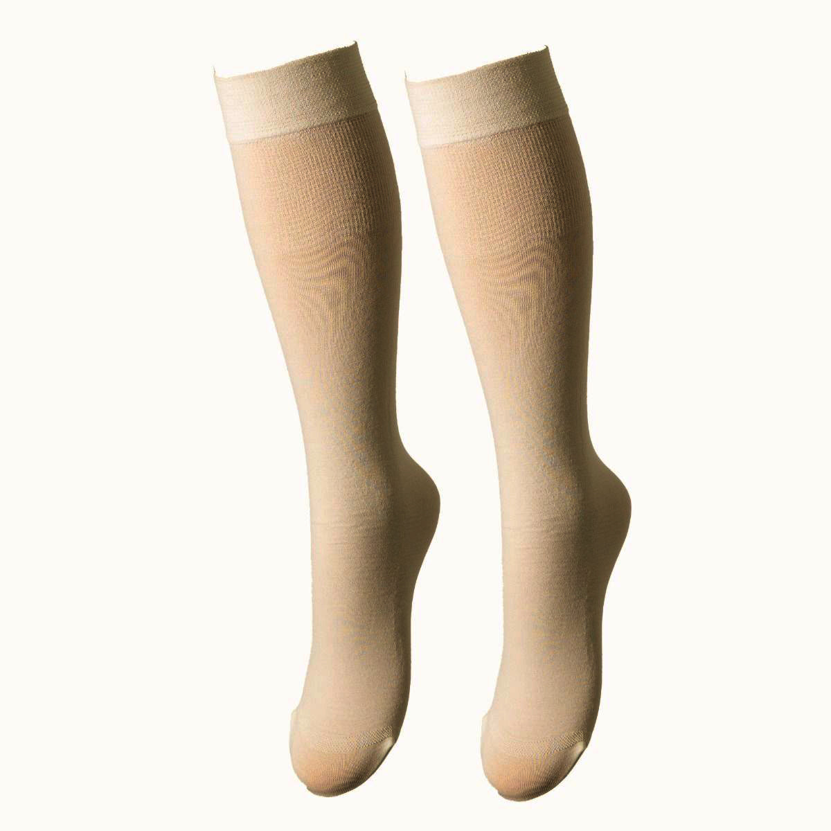 Tynne merinoull knestrømper