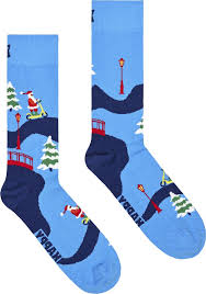 HAPPY SOCKS SANTA ON THE WAY TO WORK SOCK