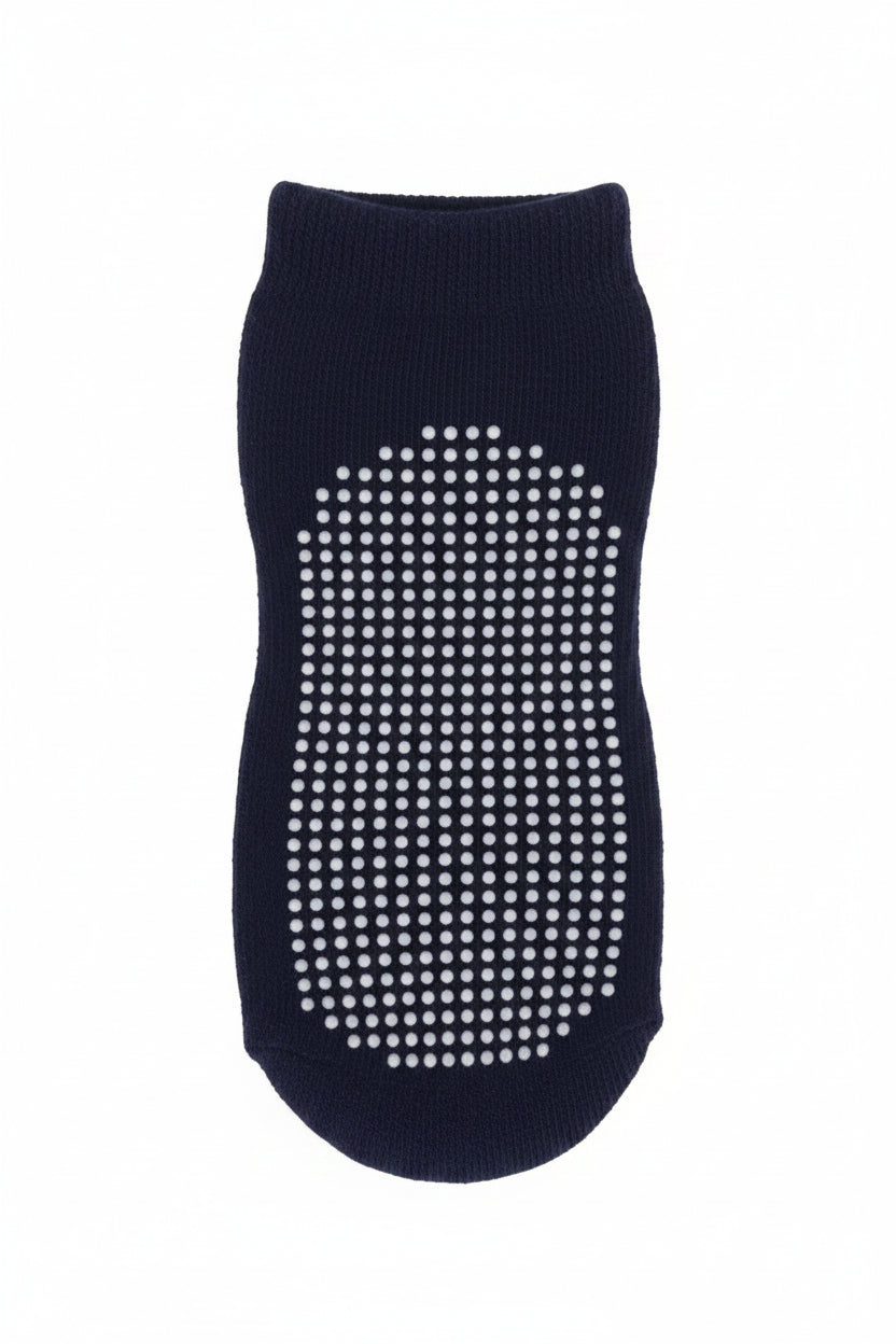 Grip socks til yoga og pilates – pilates sokker dame med antiskli, 90% bomull


