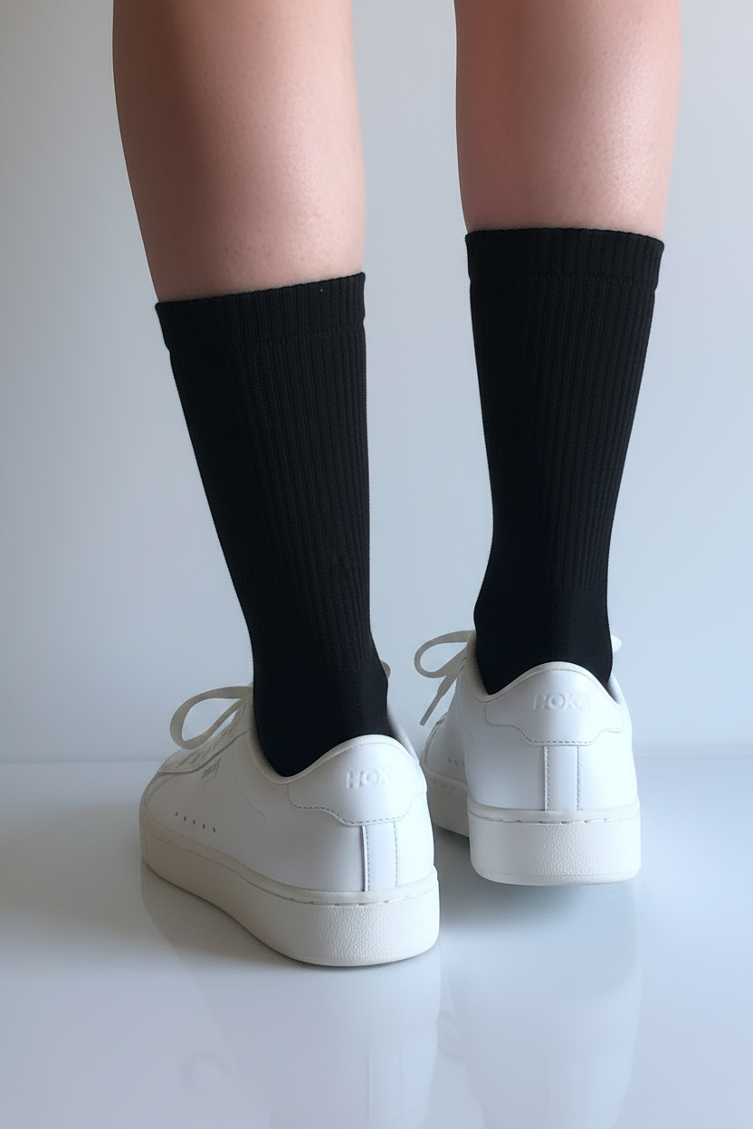 sorte - Bambus tennissokker