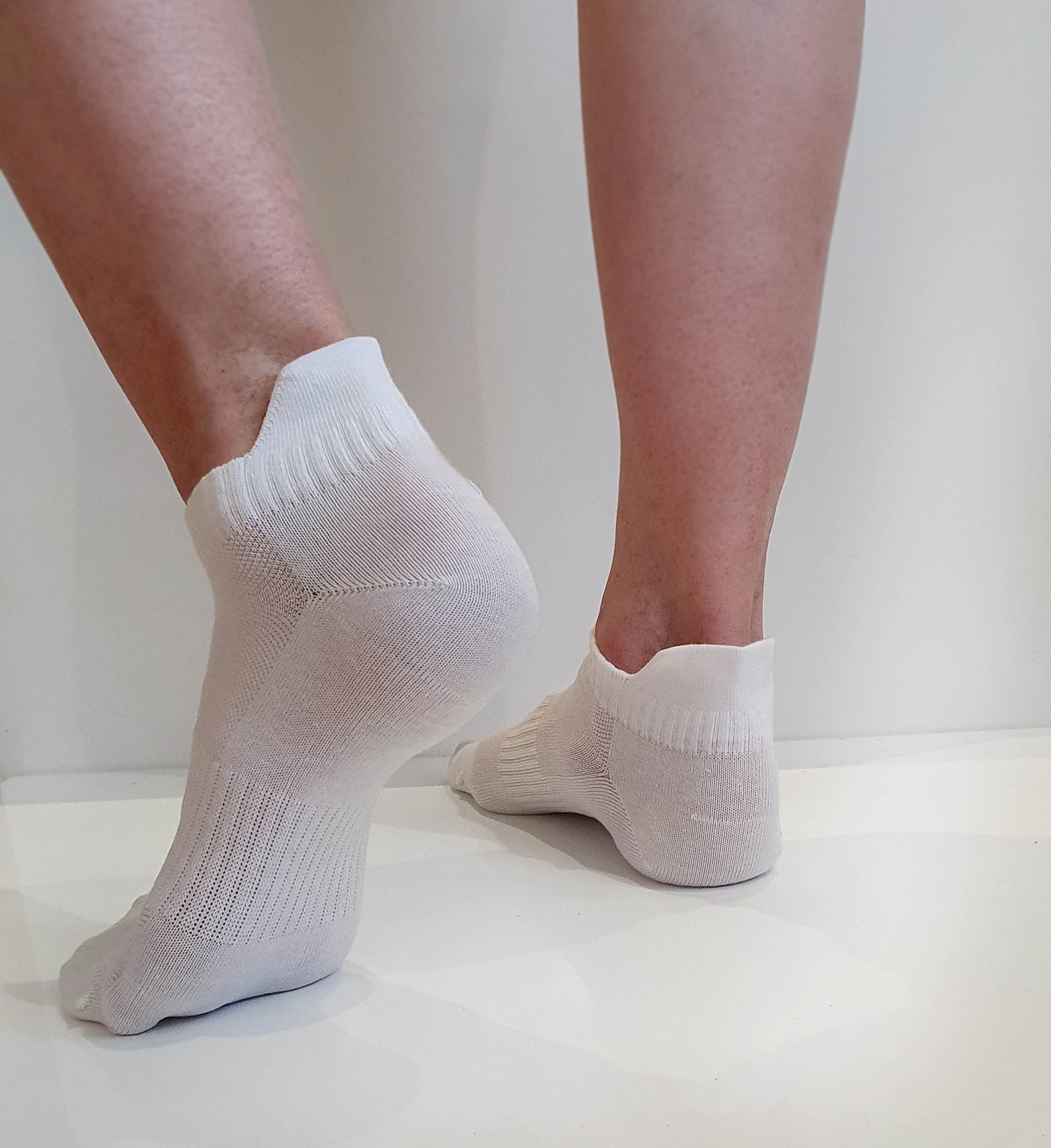 6-pack Ankel bomullsokker med tab