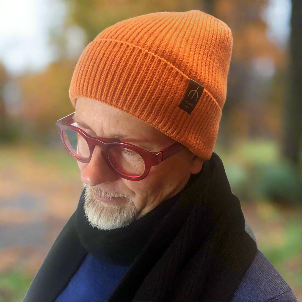 lue herre og dame i 100% resirkulert Kashmir/ull