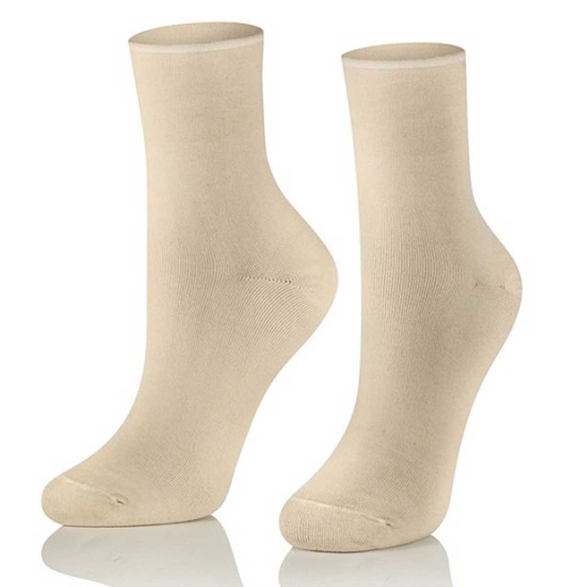 3-pack fine cotton socks with rolled edges • socks that do not tighten