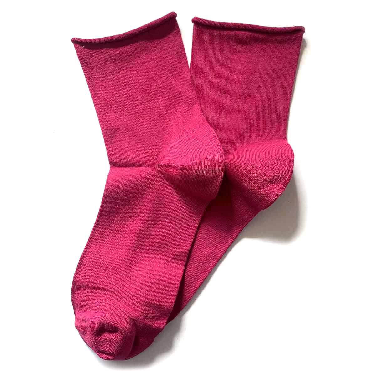 Soft 82% cotton socks with a rolled hem - socks that don&#39;t tighten