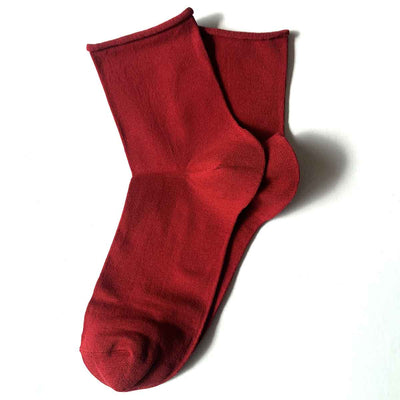 roll top bomullstompe  til dame – sokker som ikke strammer