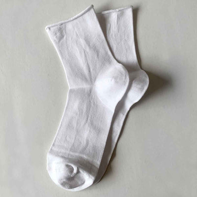 Roll top bomullsokker  til dame – sokker som ikke strammer