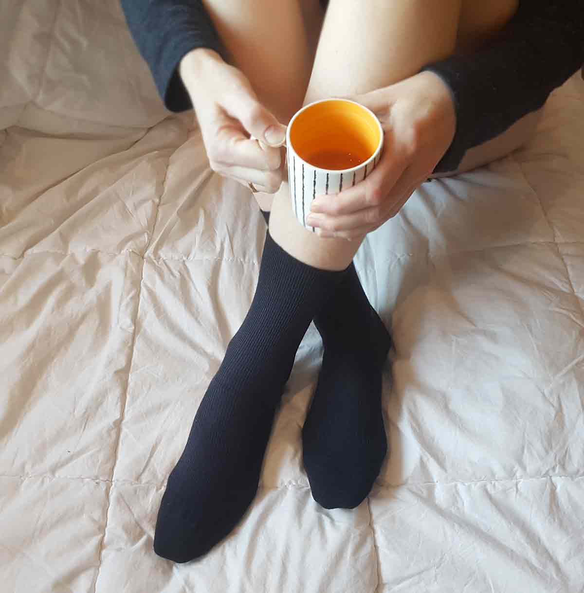Tynne ullsokker til dame – sokker som ikke strammer