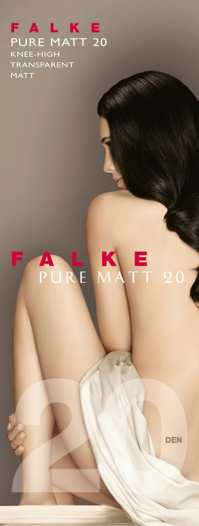 Falke Pure Matt 20 den Knee-high Socks