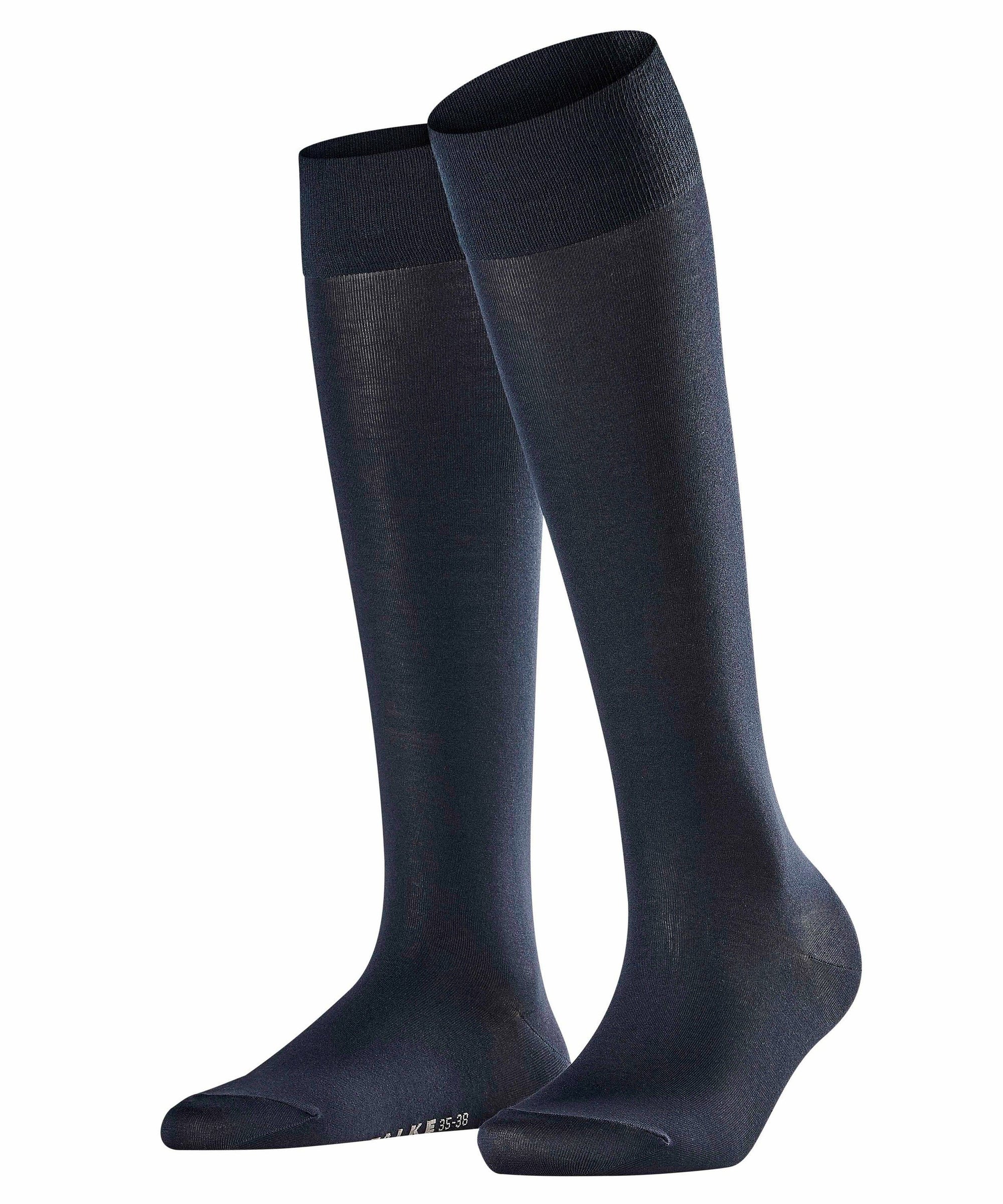 Falke Cotton Touch Knee-high - ull-knestrømper