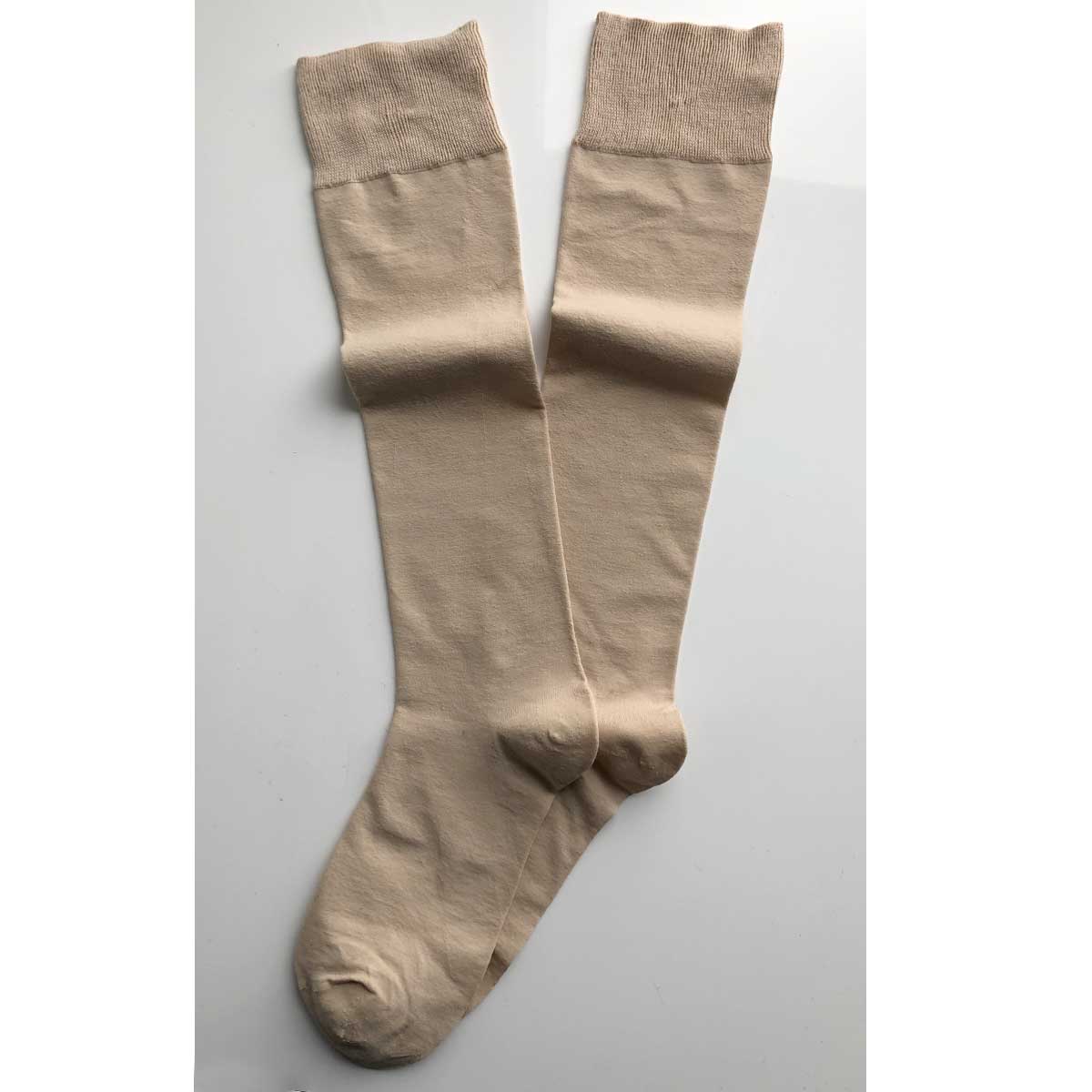 Extra thin and fine knee socks in 82% cotton