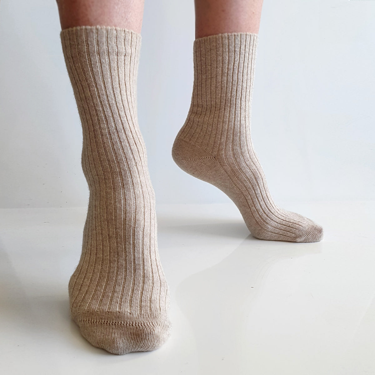 Women's wool socks with cashmere - socks that do not tighten