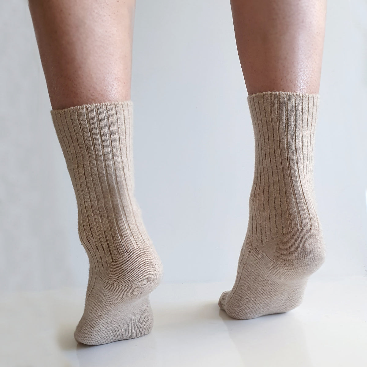 Women's wool socks with cashmere - socks that do not tighten