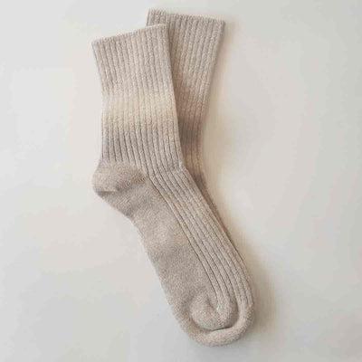 Ullsokker med cashmere