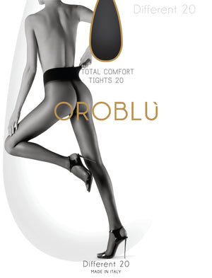 OROBLU Tights Different 20, Total comfort, BLACK