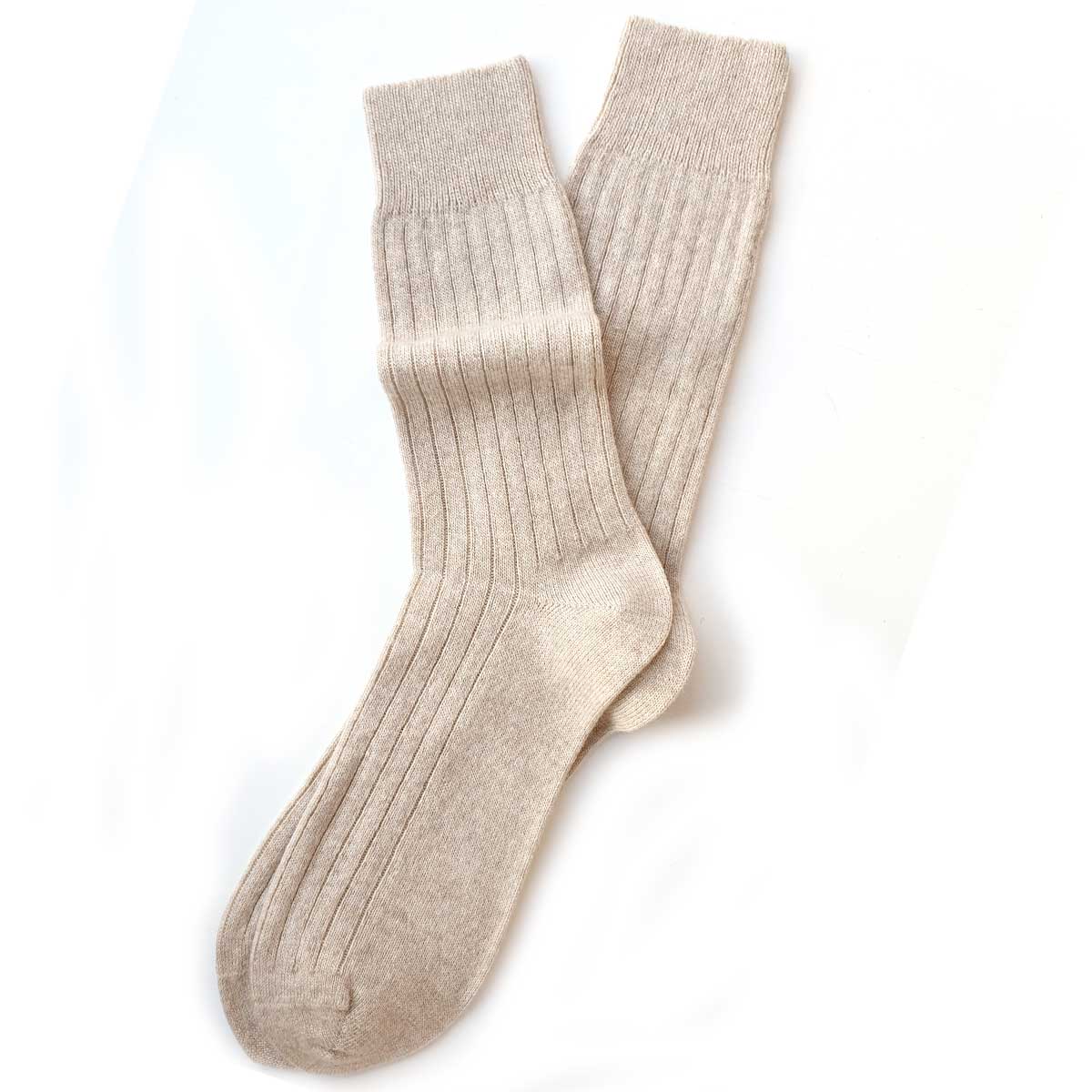 SOCKS: Men's wool socks with cashmere