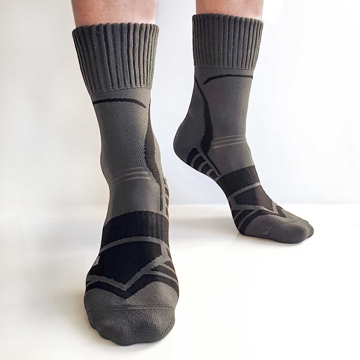 Trekking Deodorant Silver hiking socks - terry socks that do not tighten