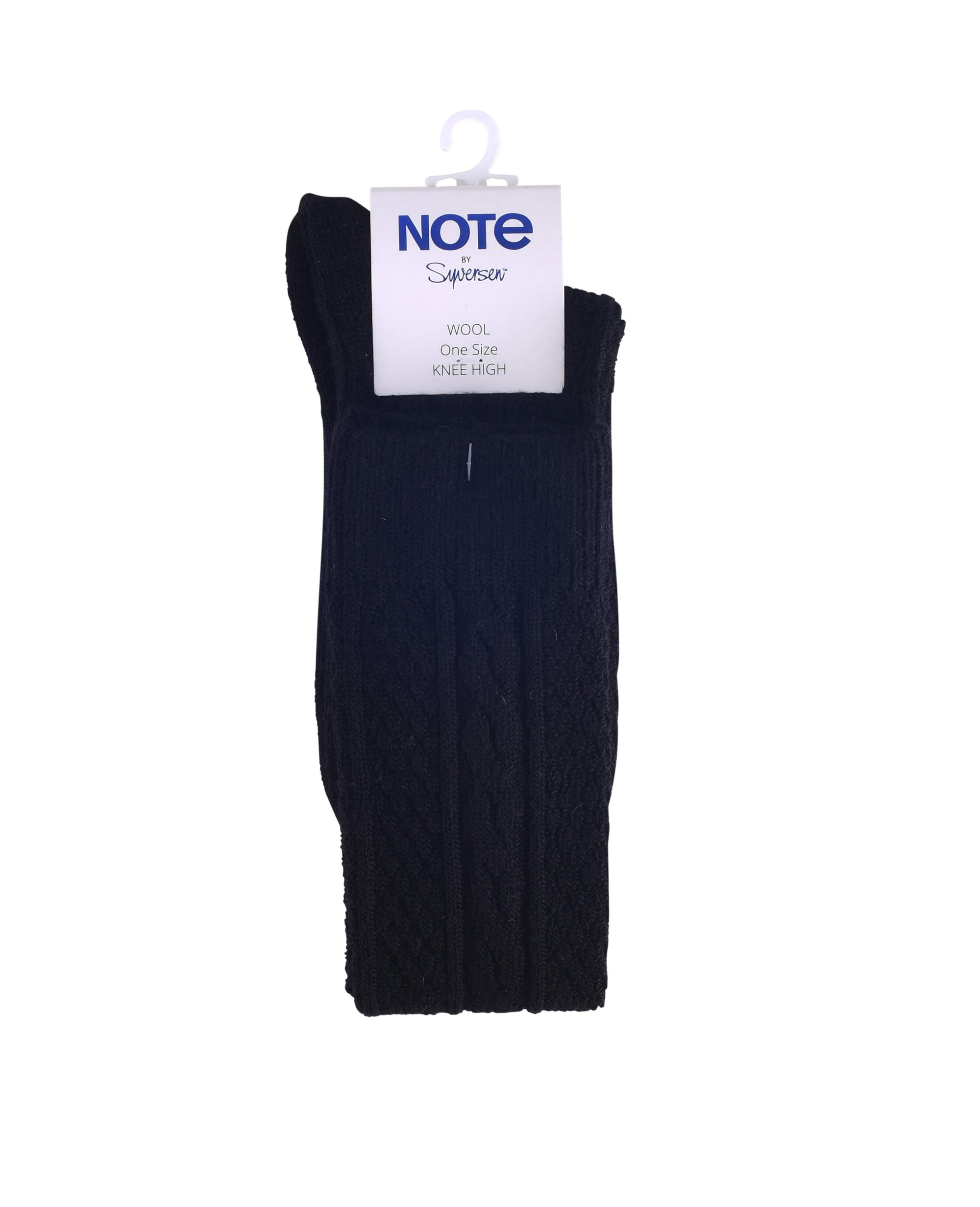 NOTE WOMAN WOOL CABLE KNEE-HIGH