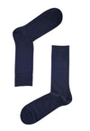 ETON tynne marineblå herresokker 80% ull, str 41-45
