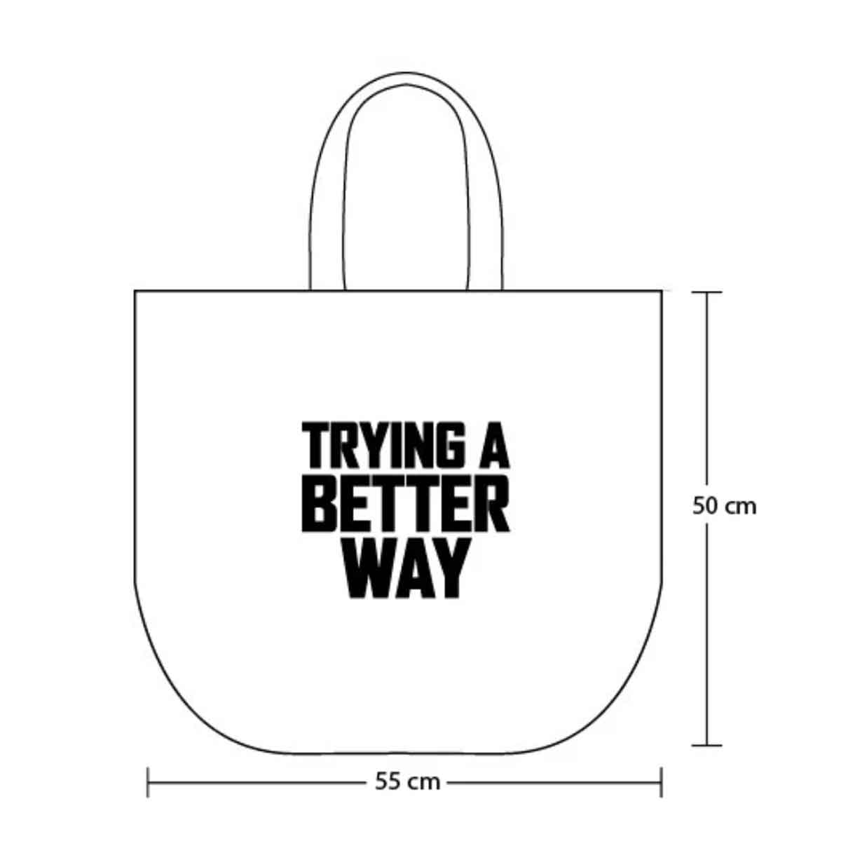 Eco Tote Bag - handlenett med mening