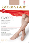 Golden Lady Ciao 20, knestrømper 20 denier, 2 par