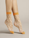 Fiore - Papavero  20 Denier Sokker Orange/poudre