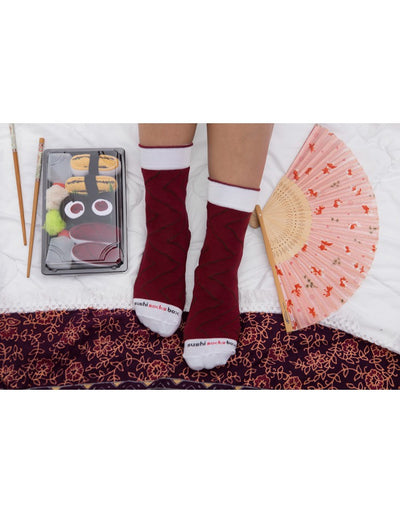 Sushi socks  - Tuna sushi sokker - 1 par