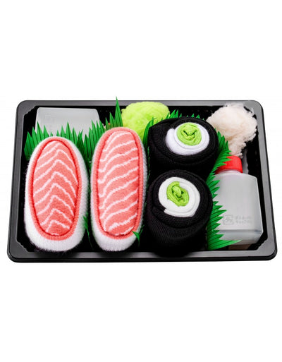 Sushi Socks - 2 Pairs - Salmon, Maki Cucumber